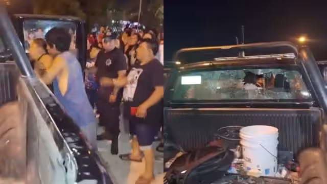 Vecinos intentaron hacer justicia por su propio medio