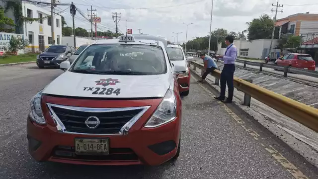 El accidente solo provocó cuantiosos daños materiales