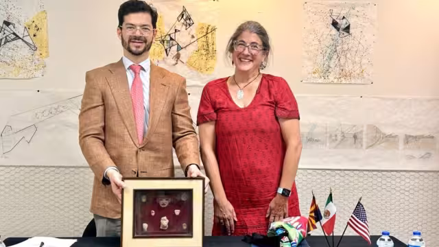 Son 13 piezas de origen teotihuacano que le pertenecían a una mujer en Estados Unidos