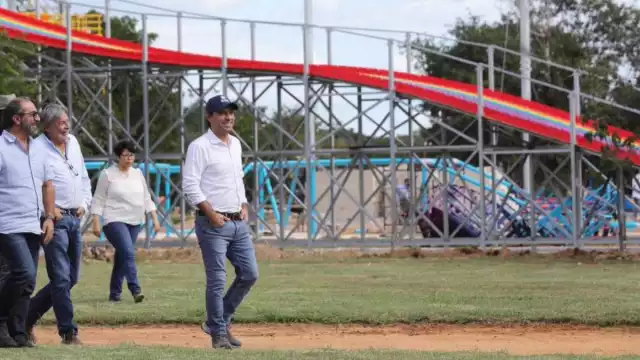Vila Dosal detalló que el parque tendrá nuevas canchas de básquetbol, fut 5, fut 7, fútbol de salón, tochito, entre otras amenidades