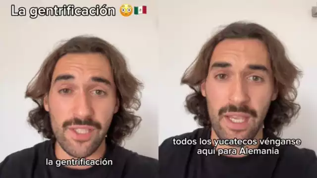 El comediante y tiktoker Paul El Alemán bromeó sobre la gentrificación