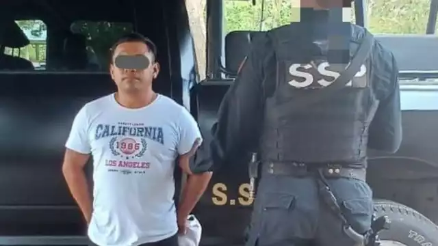 El hombre fue puesto a disposición de la SSP
