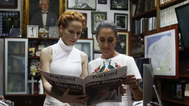 Alicia Menéndez Figueroa y Claudia Sheinbaum platicaron sobre varios temas, entre ellos el legado de su padre, Don Mario Renato Menéndez