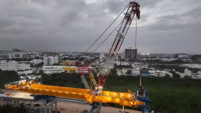 Esto sucede alrededor de la construcción del puente Nichupté
