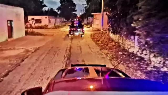 Se desconoce el paradero del sujeto, ya que huyó del sitio