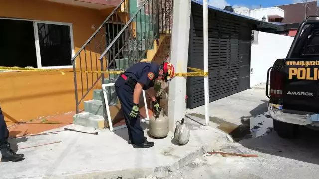 La estufa de una cocina económica, en la colonia Nueva Alemán, estaba encendida cuando ocurrió una fuga