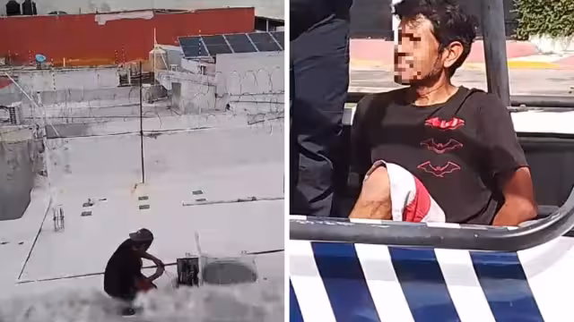 El hombre es un conocido ladrón de tuberías de cobre