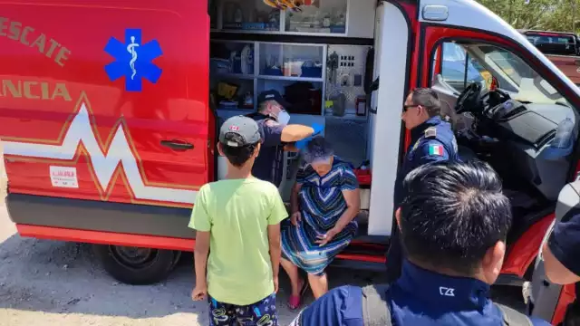 La abuelita no requirió ser trasladada al hospital