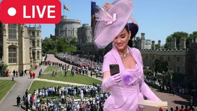 Katy Perry estuvo en la ceremonia de coronación. Foto: especial