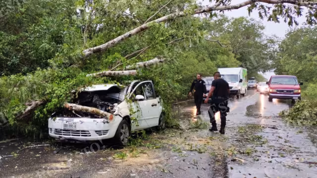 Una mujer y un niño fueron trasladados al hospital de Peto