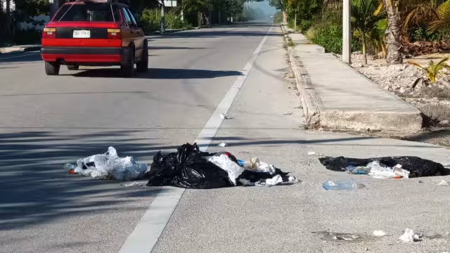 Uno de los vertederos al aire libre está cerca de los manglares y otro son los predios abandonados a las afueras de la comisaría