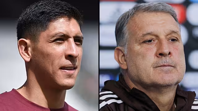 "Cuando llega el partido de Argentina, actuó como si nunca me hubiera visto jugar", dijo Álvarez

