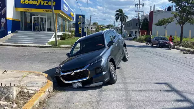 Por fortuna no hubo personas lesionadas en el accidente