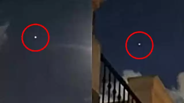Una luz se observa rondando en el cielo de Tamaulipas