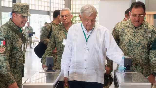 El presidente López Obrador se mantendrá en el sur
