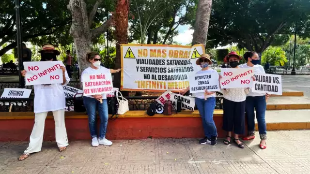 Los vecinos aseguran que la obra, la cual pretende construir un total de 350 departamentos, afectaría a colonias