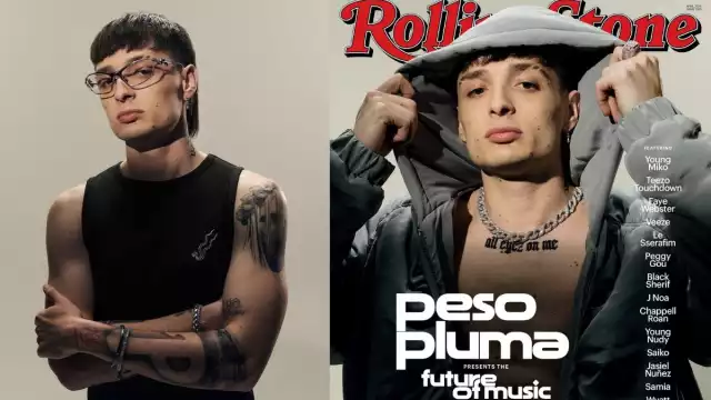 Peso Pluma reluce en Rolling Stone