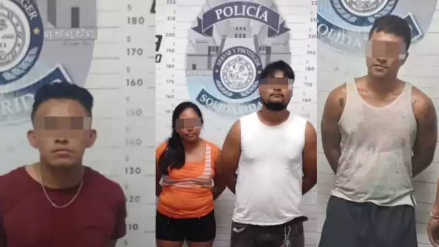 Los detenidos y los posibles narcóticos asegurados fueron puestos a disposición de la Fiscalía Especializada en Delitos Contra la Salud en su Modalidad de Narcomenudeo