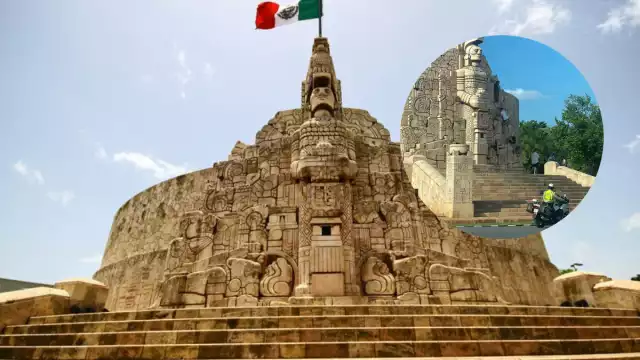 El Monumento a la Patria es uno de los más icónicos de Mérida