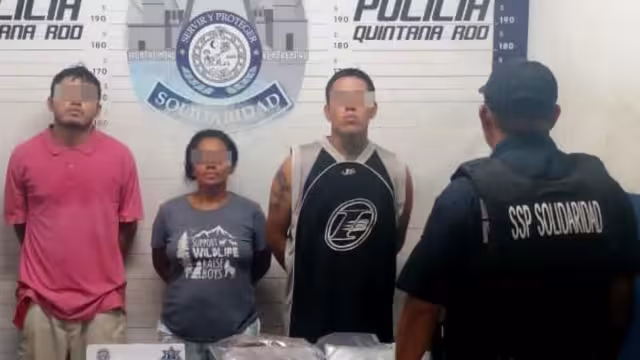 Dos de los detenidos son de Tabasco y uno de Veracruz