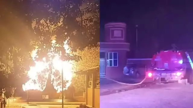 Este fue el incendio que consumó una palapa en José María Morelos