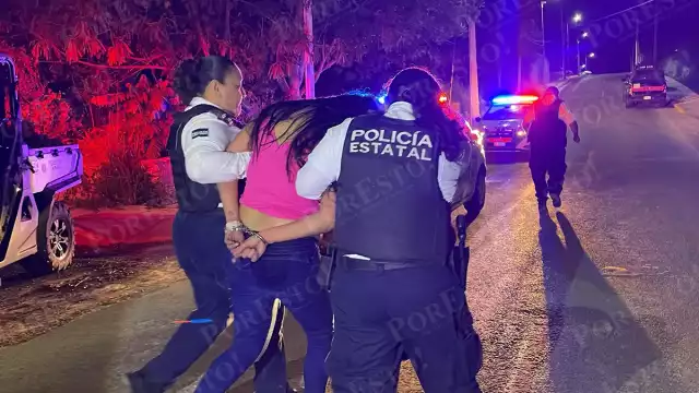 La conductora fue puesta a disposición de la SPSC para realizarle su debida certificación médica