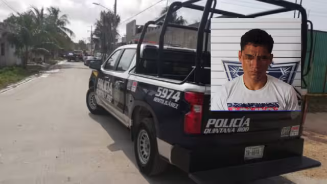 Fue asegurado por su actitud violenta contra los policías