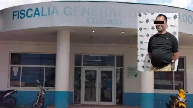 El hombre no mostró resistencia durante su detención y traslado a la FGE