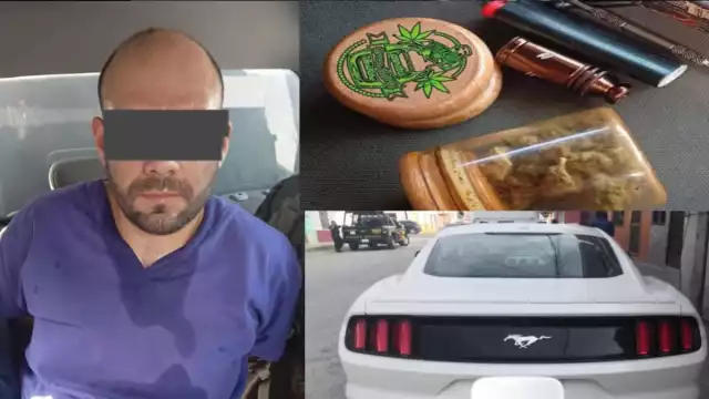 También se le decomisó un picador y una pipa