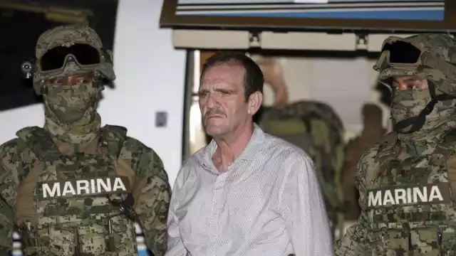 Héctor Palma Salazar, alías 'El Güero', durante su detención en 2016. Foto: Especial