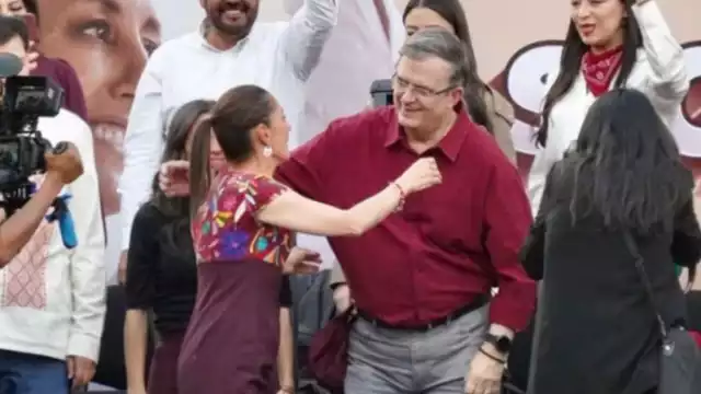 Marcelo Ebrard continuará fijo en Morena, de la mano de Claudia Sheinbaum