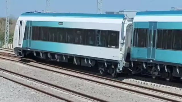 Al parecer el cambio de riel fue la causa de que el Tren se descarrilara