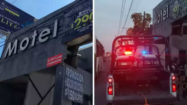 Empleados del motel alertaron a la policía por una mujer encajuelada