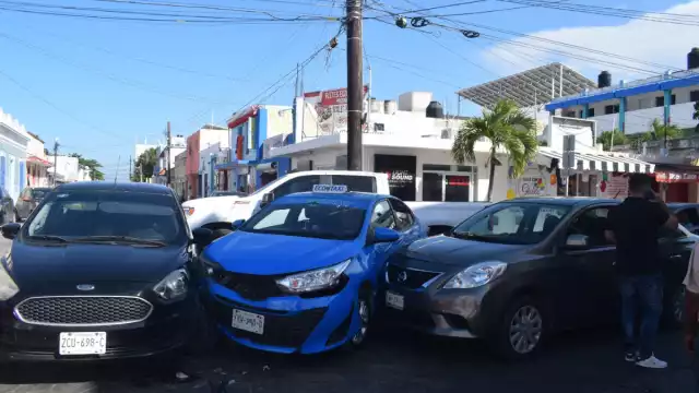 En el accidente no lesionados solo daños materiales
