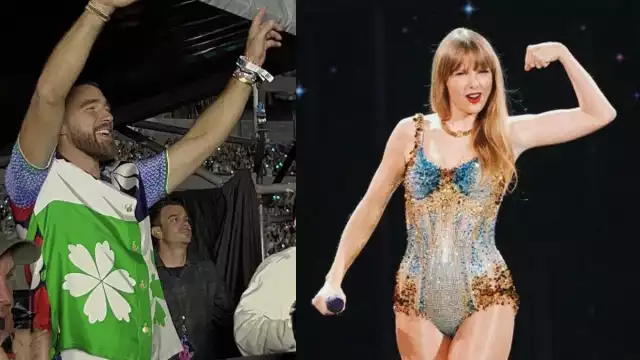 Taylor Swift y Travis Kelce. Foto: Especial