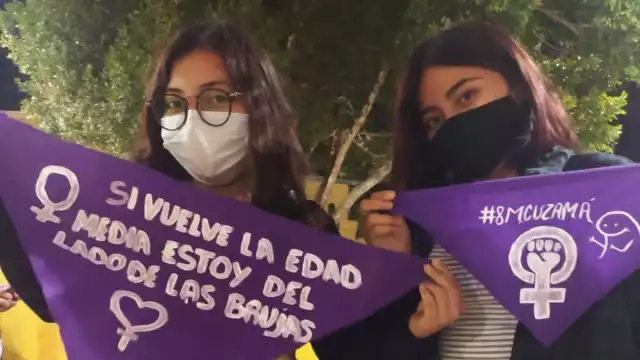 Así se vivió la manifestación en Cuzamá