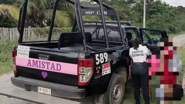 La madre junto a sus hijos fueron trasladados lejos de su hogar en Hopelchén