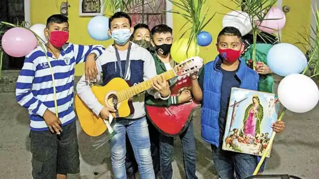 Las ramadas se realizan en honor a la Virgen de Guadalupe