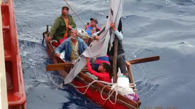 Los migrantes fueron trasladados a las oficinas del INM en Puerto Juárez