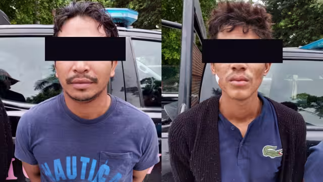 Los tres hombres fueron detenidos y puestos a disposición del Ministerio Público en Carmen