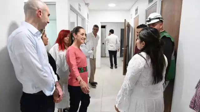 Claudia Sheinbaum supervisa en Ciudad del Carmen la inminente apertura del Hospital de Gineco Pediatría del IMSS
