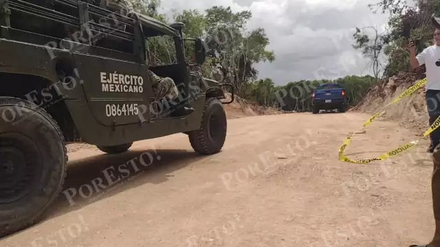 En el lugar hicieron acto de presencia de elementos de la Policía Municipal y del Ejército Mexicano
