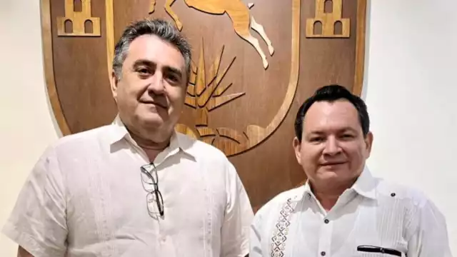 El Director General de Comunicación Social del Gobierno de Yucatán, Joaquín Alfonso Ocampo Jiménez.