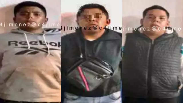 Los tres sujetos fueron detenidos por la SSC CDMX
