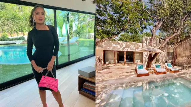 Salma Hayek estuvo en un hotel lejos de Mérida