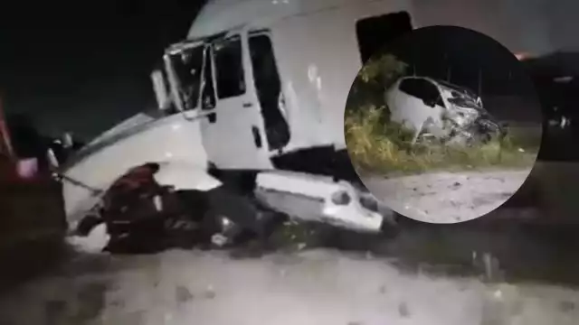 La esposa del hombre y madre de la menor resultó ilesa