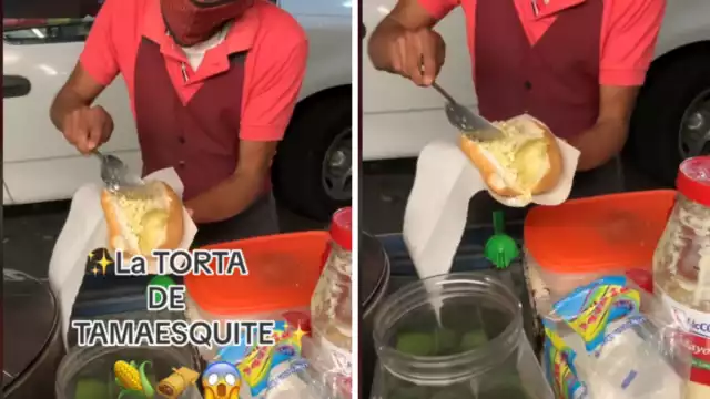 La torta de tamaesquite tiene lo mejor de la gastronomía chilanga