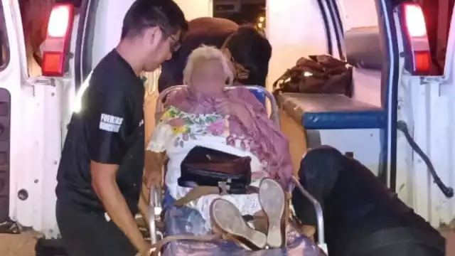 Después de la atención recibida fueron trasladados al Centro de Salud para una mejor valoración