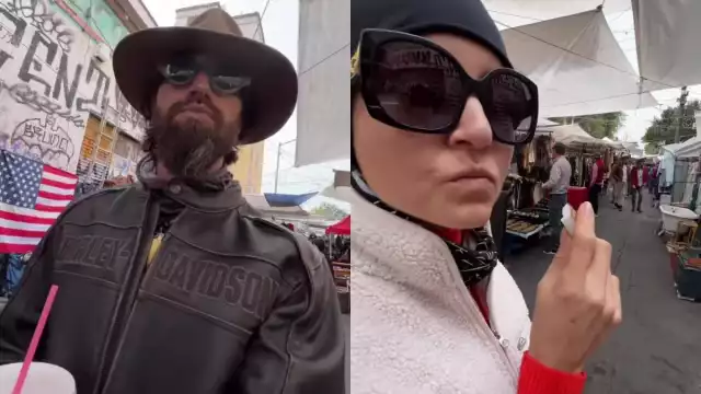 Angelique Boyer y Sebastián Rulli llevaban lentes de Sol y sombreros