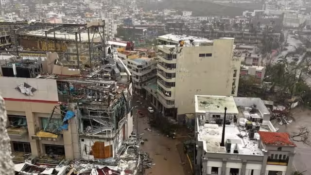 El Huracán Otis dejó a Guerrero en estado de emergencia